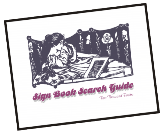 Sign Book Search Guide